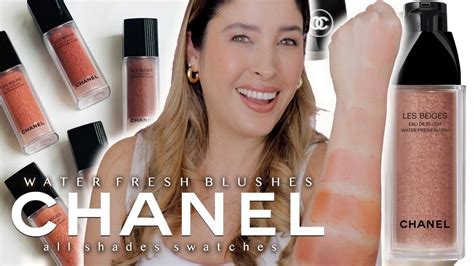 chanel blush swatches 2019|chanel water fresh blush review.